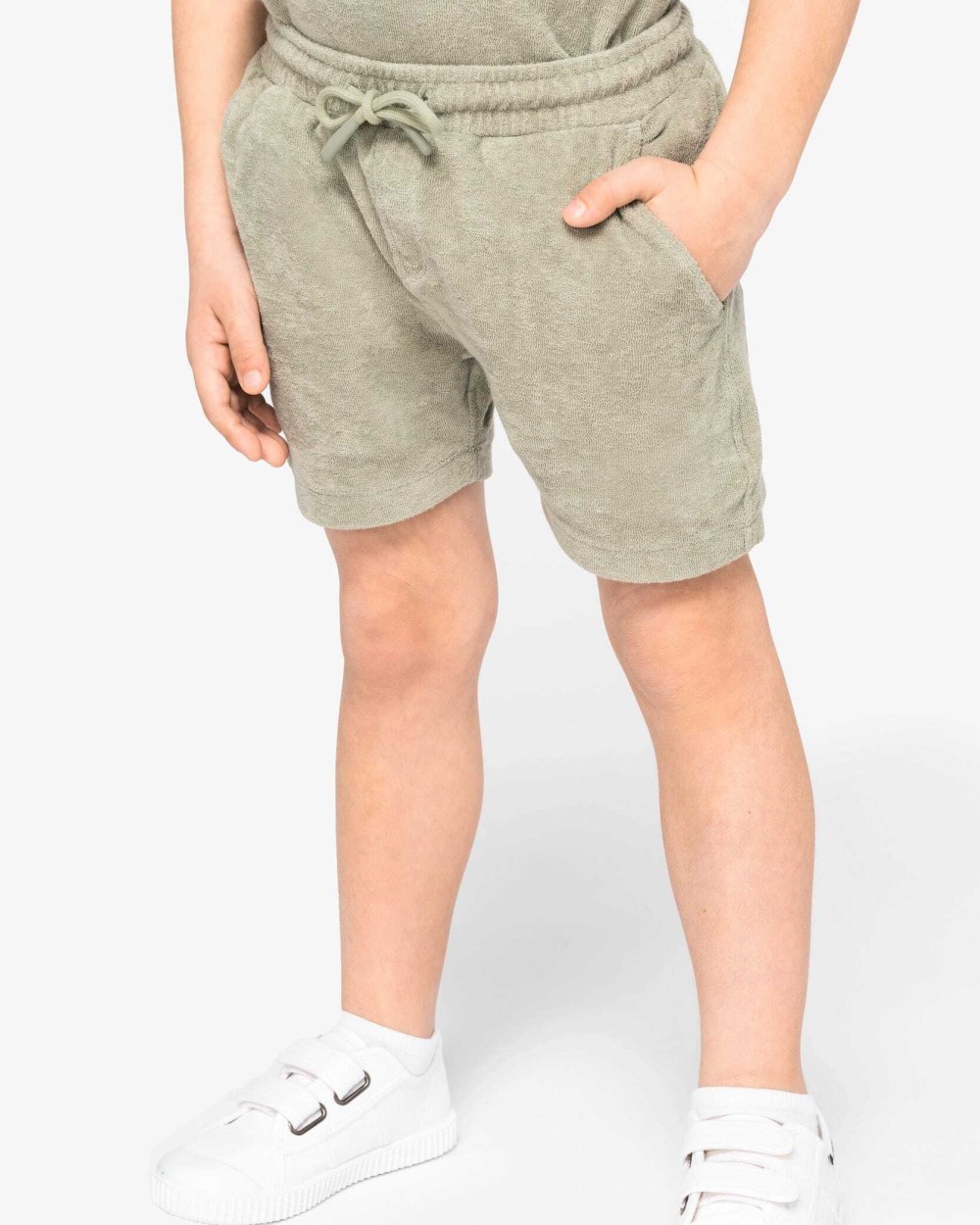 Bermuda's & Shorts NATIVE SPIRIT Ecologische badstof jongensshort voor bedrukking &amp; borduring