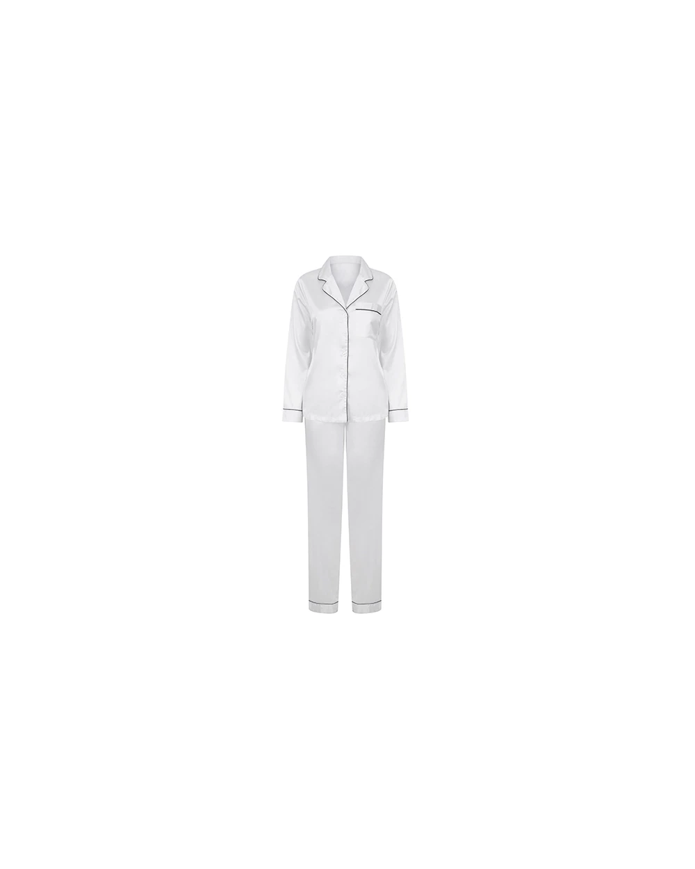 Accessoires personnalisable TOWEL-CITY Ladies Satin Long Pyjamas