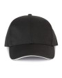 WK. DESIGNED TO WORK 6-Panel-Cap mit Kontrast-Sandwichschirm Kappen personalisierbar