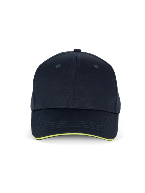 WK. DESIGNED TO WORK Casquette sandwich contrasté 6 panneaux /api/colors/d66395df-2ca0-431e-8797-a9b81fc48a88 personnalisable