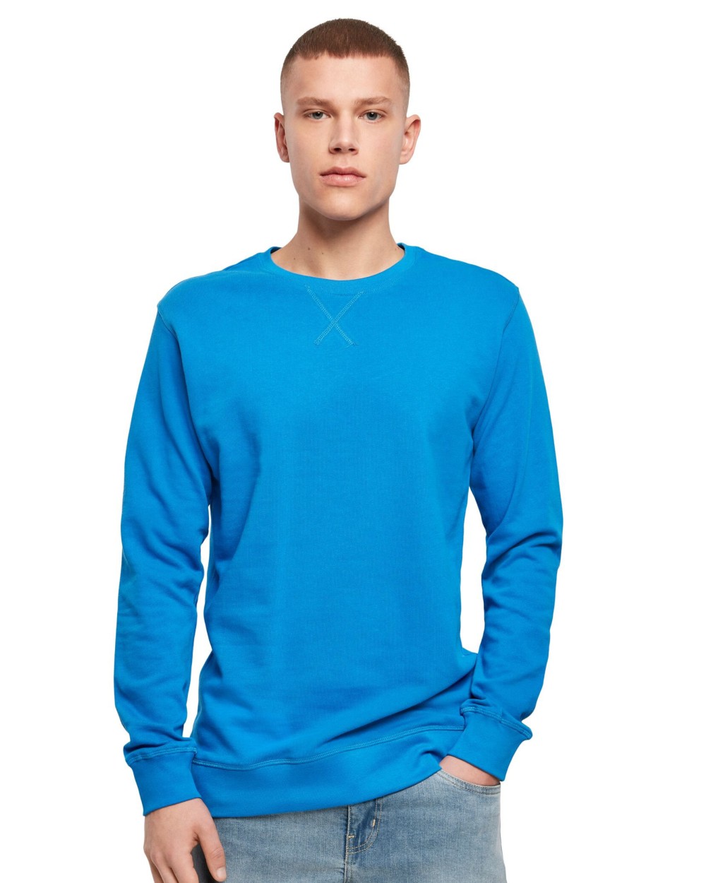 Sweat-shirts personnalisable BUILD YOUR BRAND LIGHT CREW SWEATSHIRT