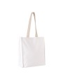Tote bags KIMOOD Shopper met plooi voor bedrukking &amp; borduring