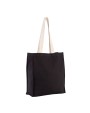 Tote bags KIMOOD Shopper met plooi voor bedrukking &amp; borduring