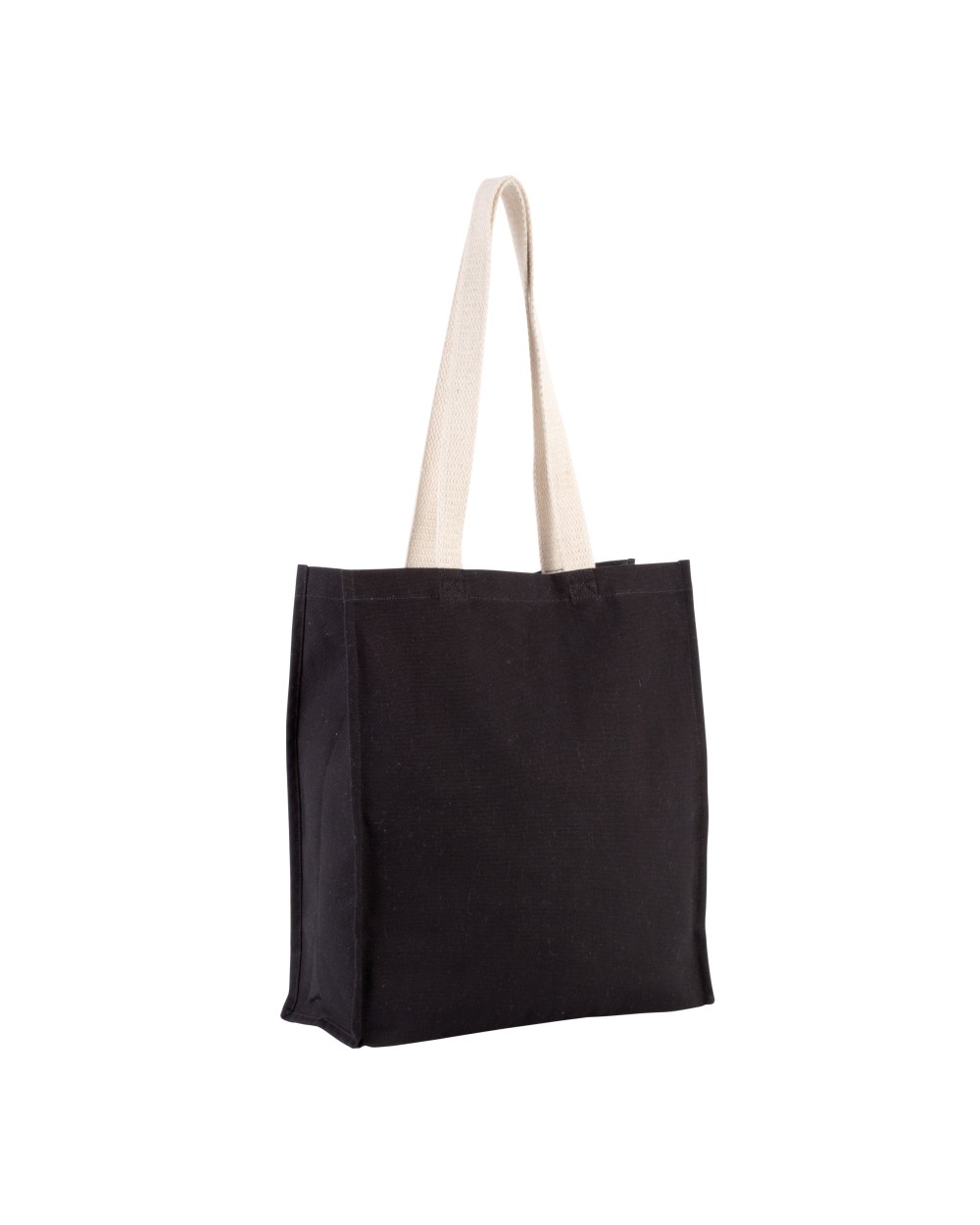 Tote bags KIMOOD Shopper met plooi voor bedrukking &amp; borduring