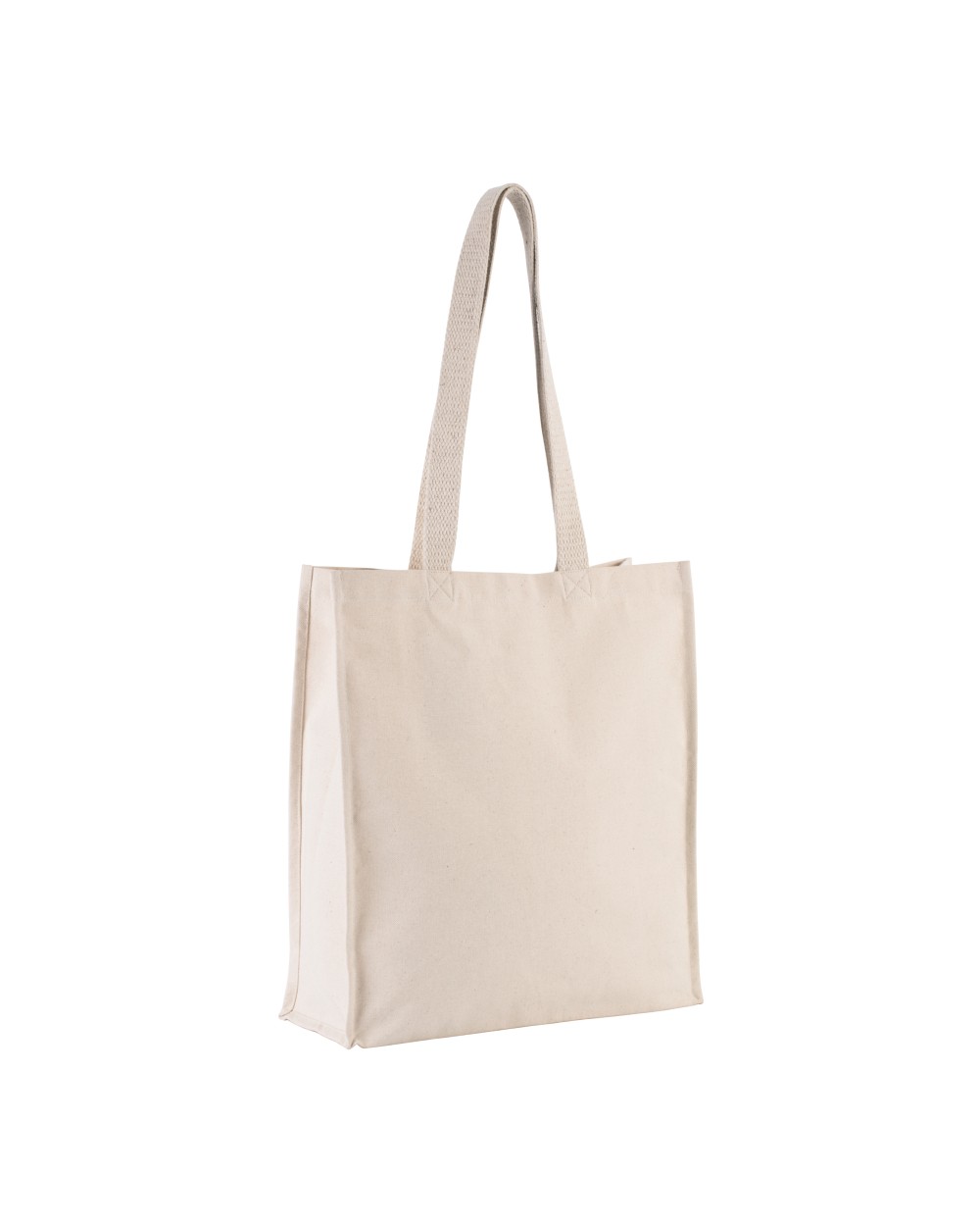 Tote bags KIMOOD Shopper met plooi voor bedrukking &amp; borduring