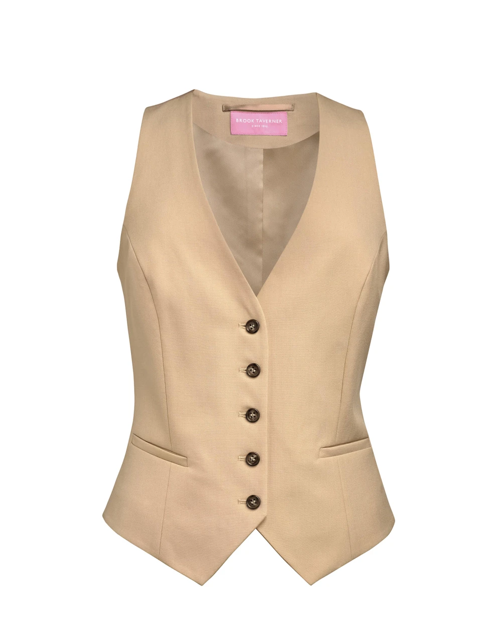 Pulls personnalisable BROOK TAVERNER Gilet femme Béatrice coupe cintrée