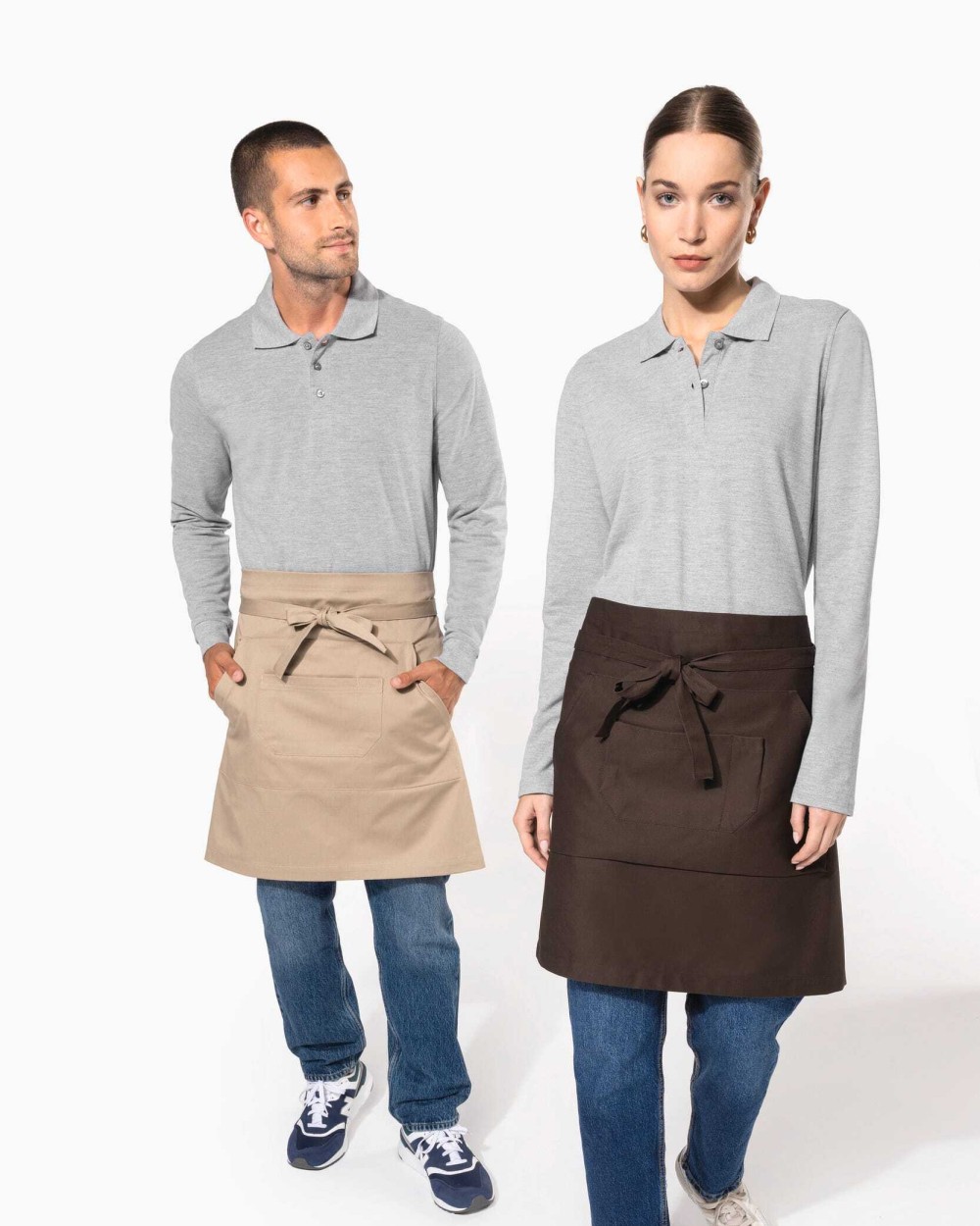Tabliers personnalisable KARIBAN Tablier coton mi-long