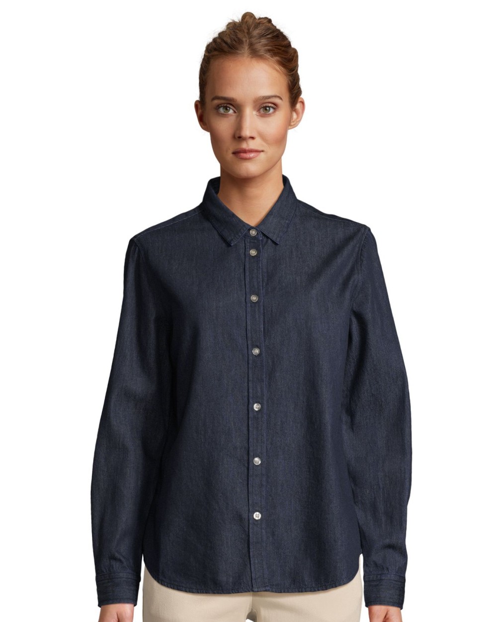 NEOBLU Women´s High-End Denim Shirt Bennett Hemden personalisierbar