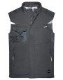 Softshells JAMES & NICHOLSON Craftsmen Softshell Vest -STRONG- voor bedrukking &amp; borduring