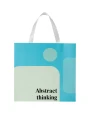 Tassen & Zakken 4DO Smartfold papieren tas van 210 g/m² met lintgrepen en een glanzende laminaatlaag - 31 x 12 x 31 cm voor bedrukking &amp; borduring