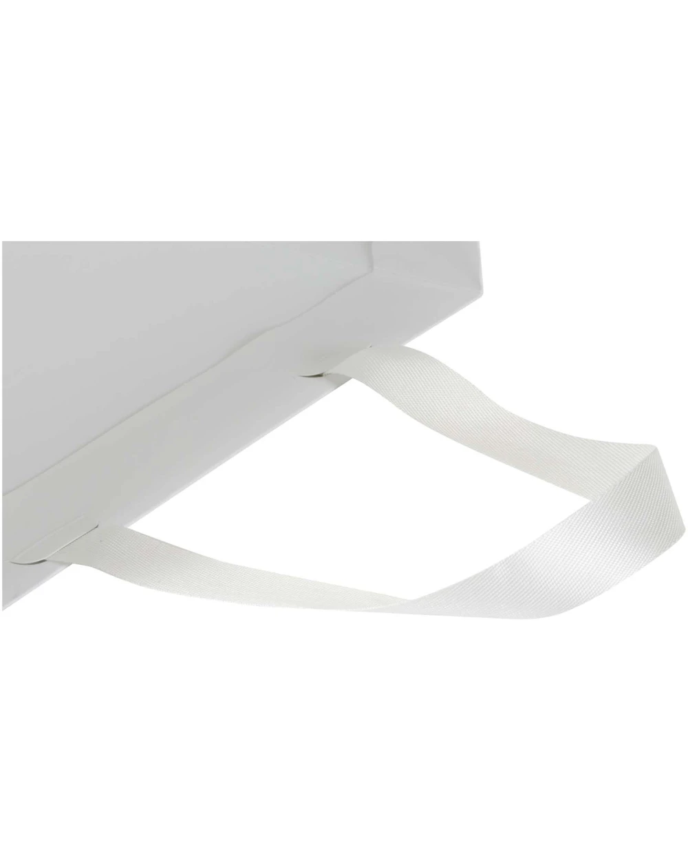 Sacs & Bagagerie personnalisable 4DO Sac en papier Smartfold 210 g/m² avec anses en ruban et pelliculage brillant - 31 x 12 x 31 cm