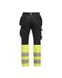 Broeken JOBMAN 2392 Hi-Vis Craftsman Trousers Stretch HP voor bedrukking &amp; borduring