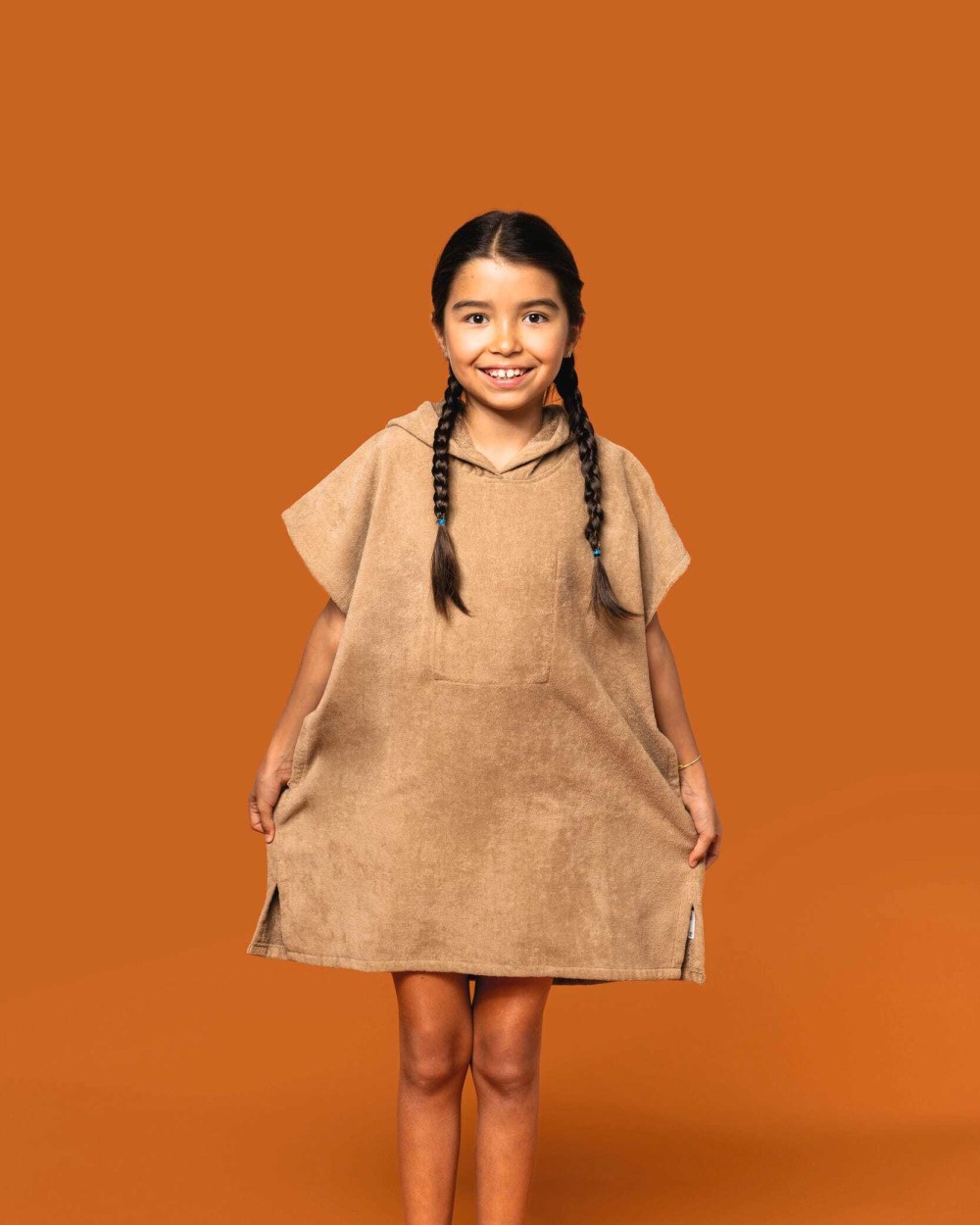 Vestes personnalisable PROACT Poncho éponge à capuche enfant
