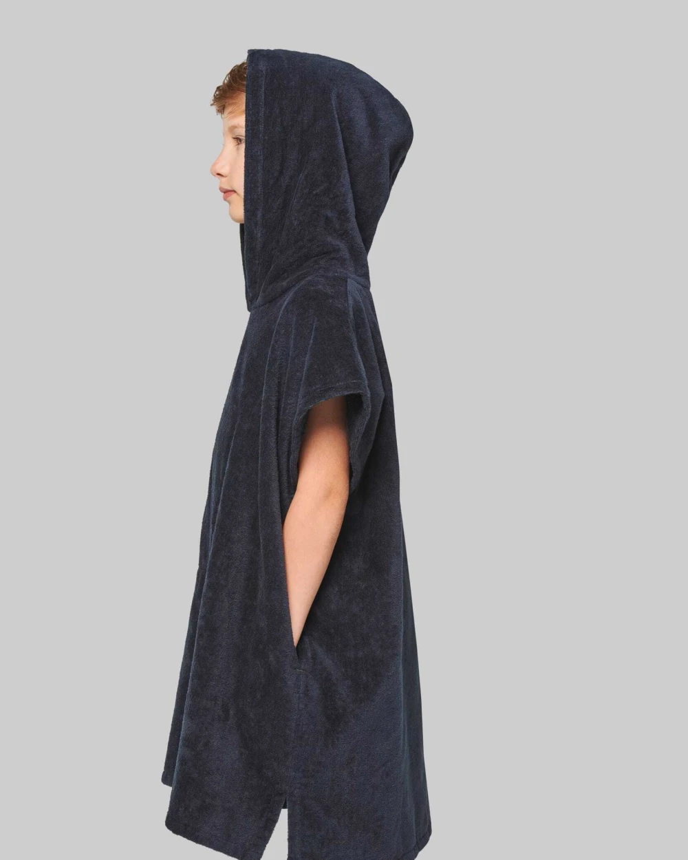 Jassen PROACT Kinderponcho met capuchon van badstof voor bedrukking &amp; borduring