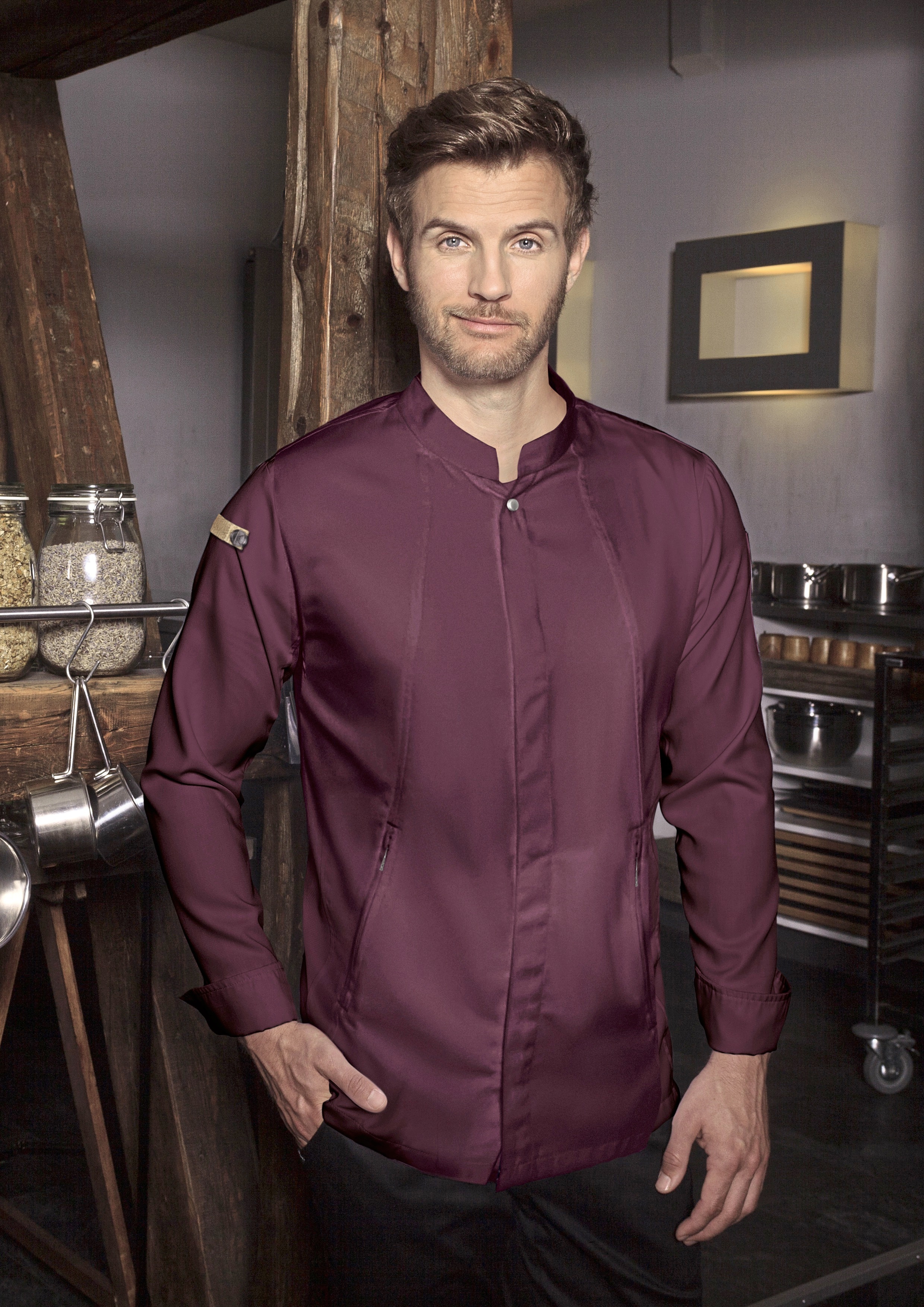 KARLOWSKY Chef Jacket Green-Generation Hemden personalisierbar