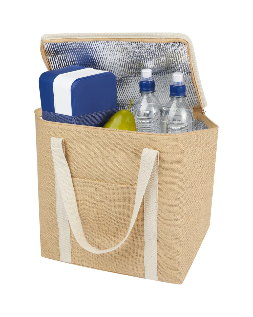Tassen & Zakken 4DO Juta juten koeltas 300 g/m², 19 l voor bedrukking &amp; borduring