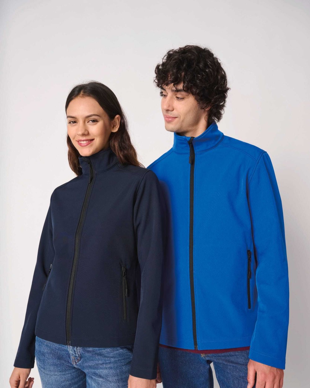 Softshells personnalisable IDEAL BASIC BRAND Veste softshell 2 couches homme