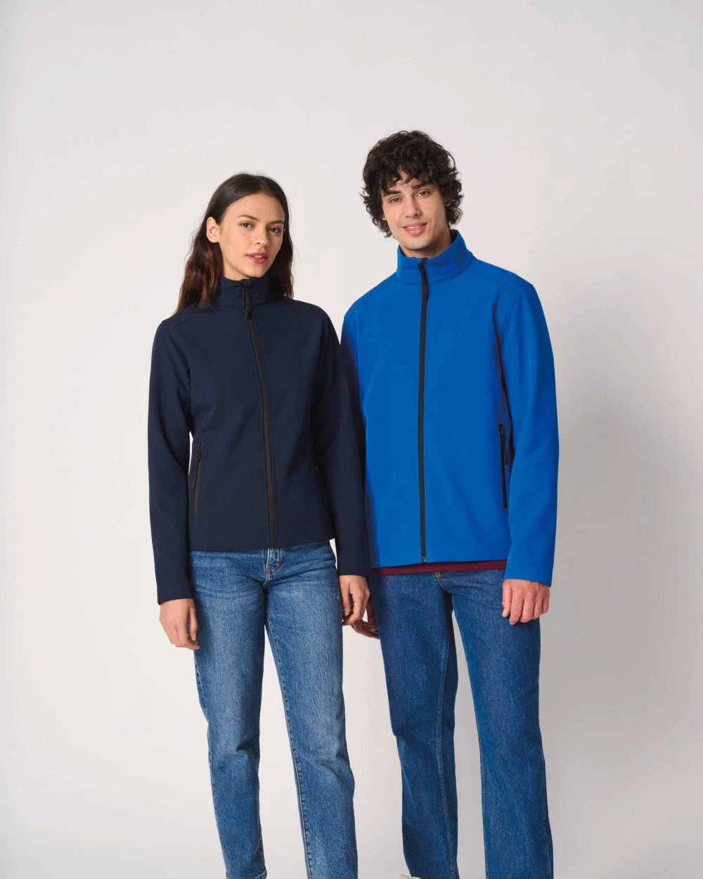 IDEAL BASIC BRAND Herren 2-Lagen-Softshelljacke Softshells personalisierbar