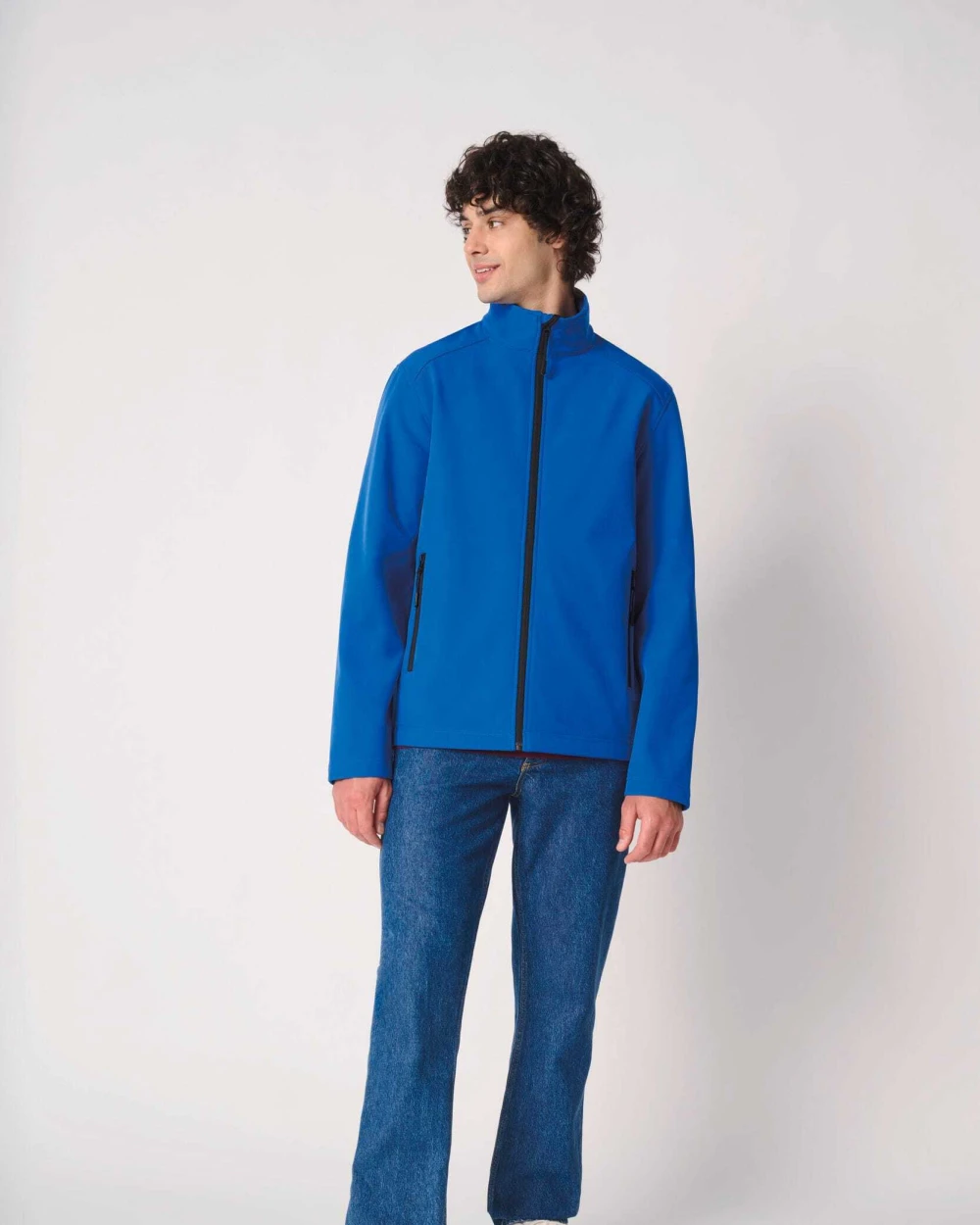 IDEAL BASIC BRAND Herren 2-Lagen-Softshelljacke Softshells personalisierbar