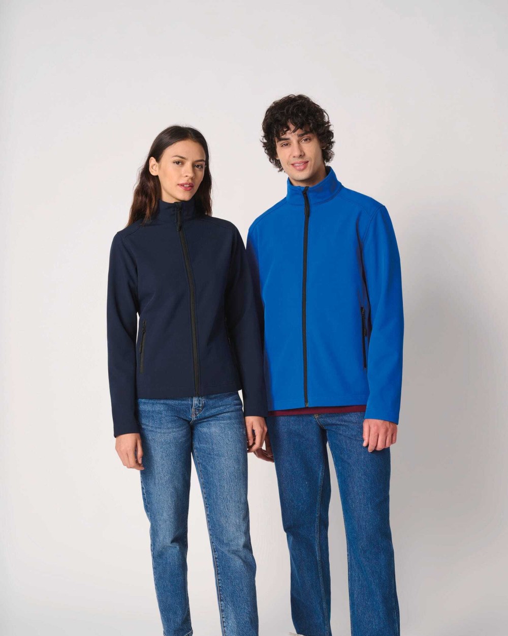 IDEAL BASIC BRAND Herren 2-Lagen-Softshelljacke Softshells personalisierbar