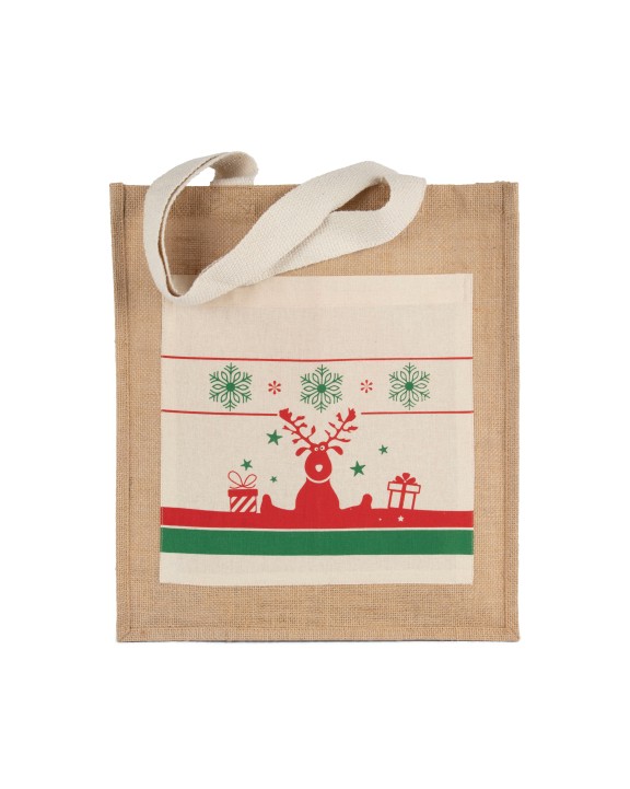 KIMOOD Einkaufstasche mit Weihnachtsmotiven Taschen personalisierbar