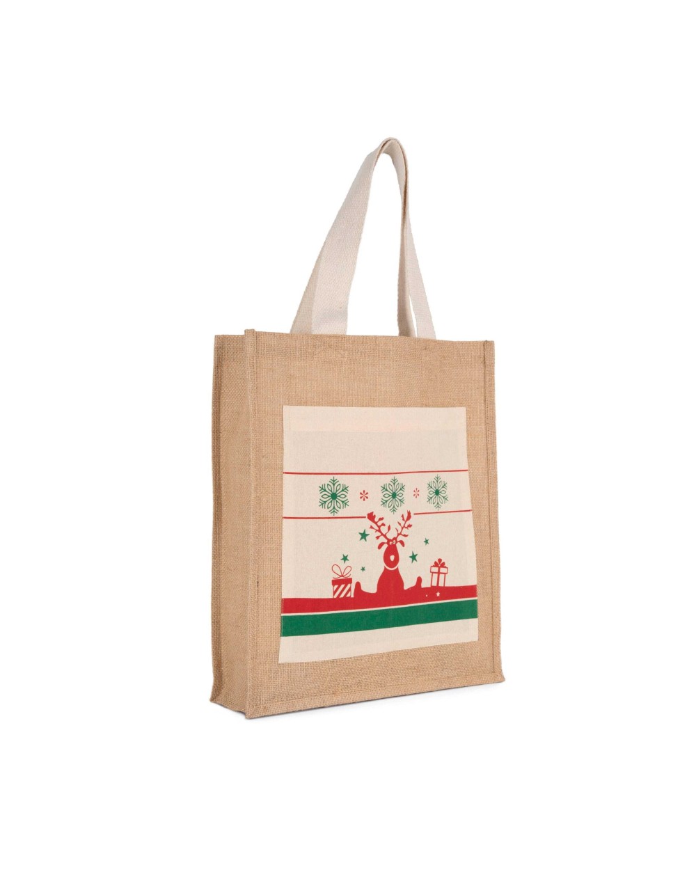 Tassen & Zakken KIMOOD Shopper met kerstmotieven voor bedrukking &amp; borduring
