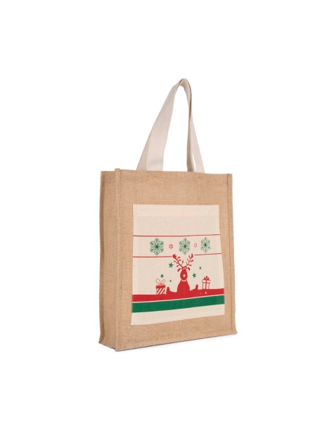 KIMOOD Sac shopping avec motifs de Noël  personnalisable