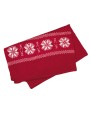 K-UP Gestrickter Weihnachtsschal mit Sternmuster Bandanas, Schals, Kravatten personalisierbar