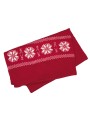K-UP Echarpe de Noël tricotée motif étoiles  personnalisable