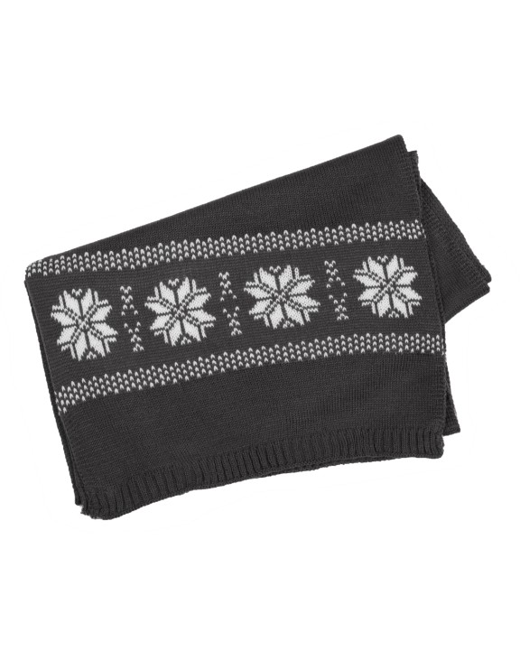 Bandanas, Foulards & Cravates personnalisable K-UP Echarpe de Noël tricotée motif étoiles