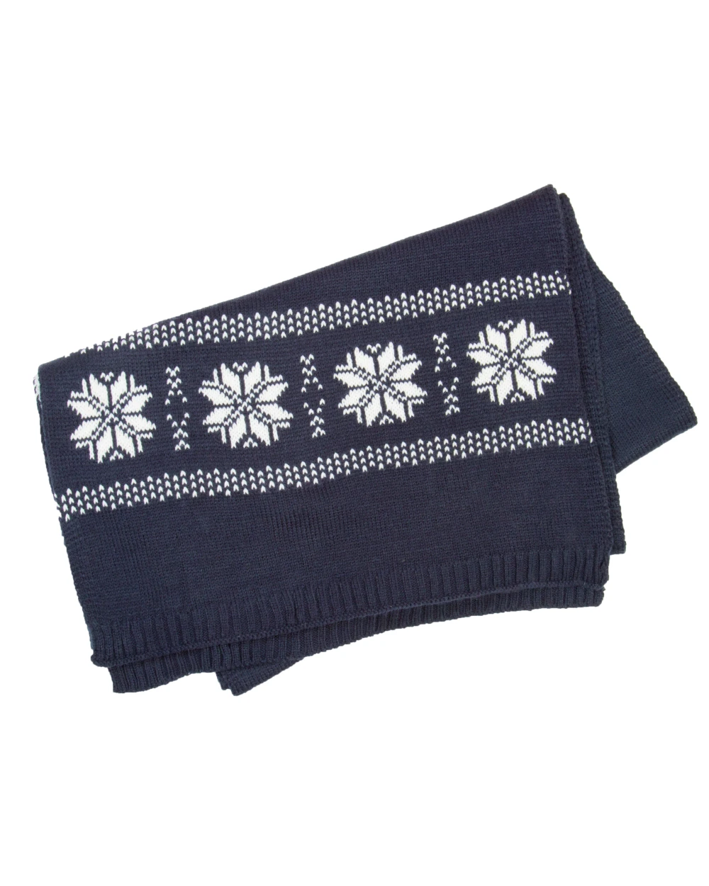 Bandanas, Foulards & Cravates personnalisable K-UP Echarpe de Noël tricotée motif étoiles