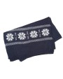 K-UP Gestrickter Weihnachtsschal mit Sternmuster Bandanas, Schals, Kravatten personalisierbar
