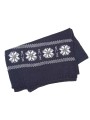 K-UP Echarpe de Noël tricotée motif étoiles  personnalisable