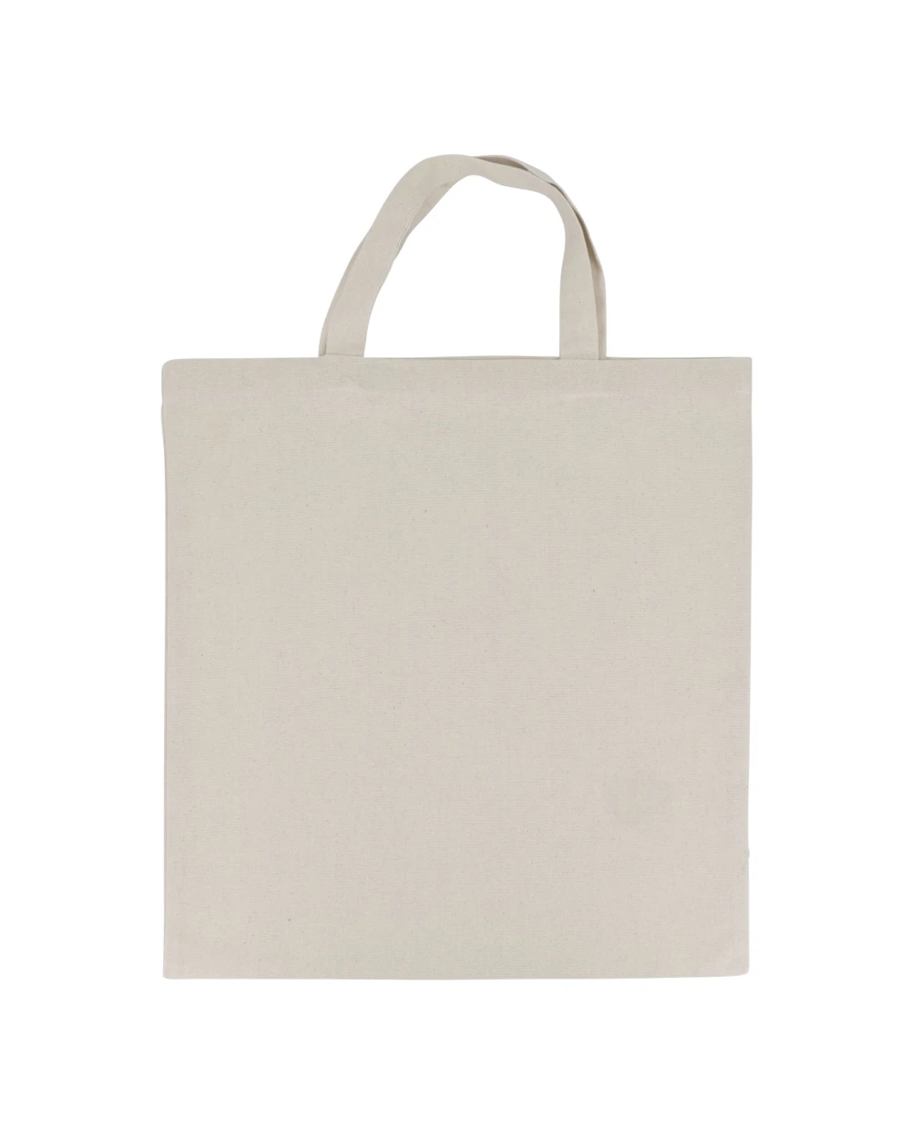 Tassen & Zakken 4DO Schoudertas katoen ecru OEKO-TEX® kort 220g/m² 38x42 cm voor bedrukking &amp; borduring