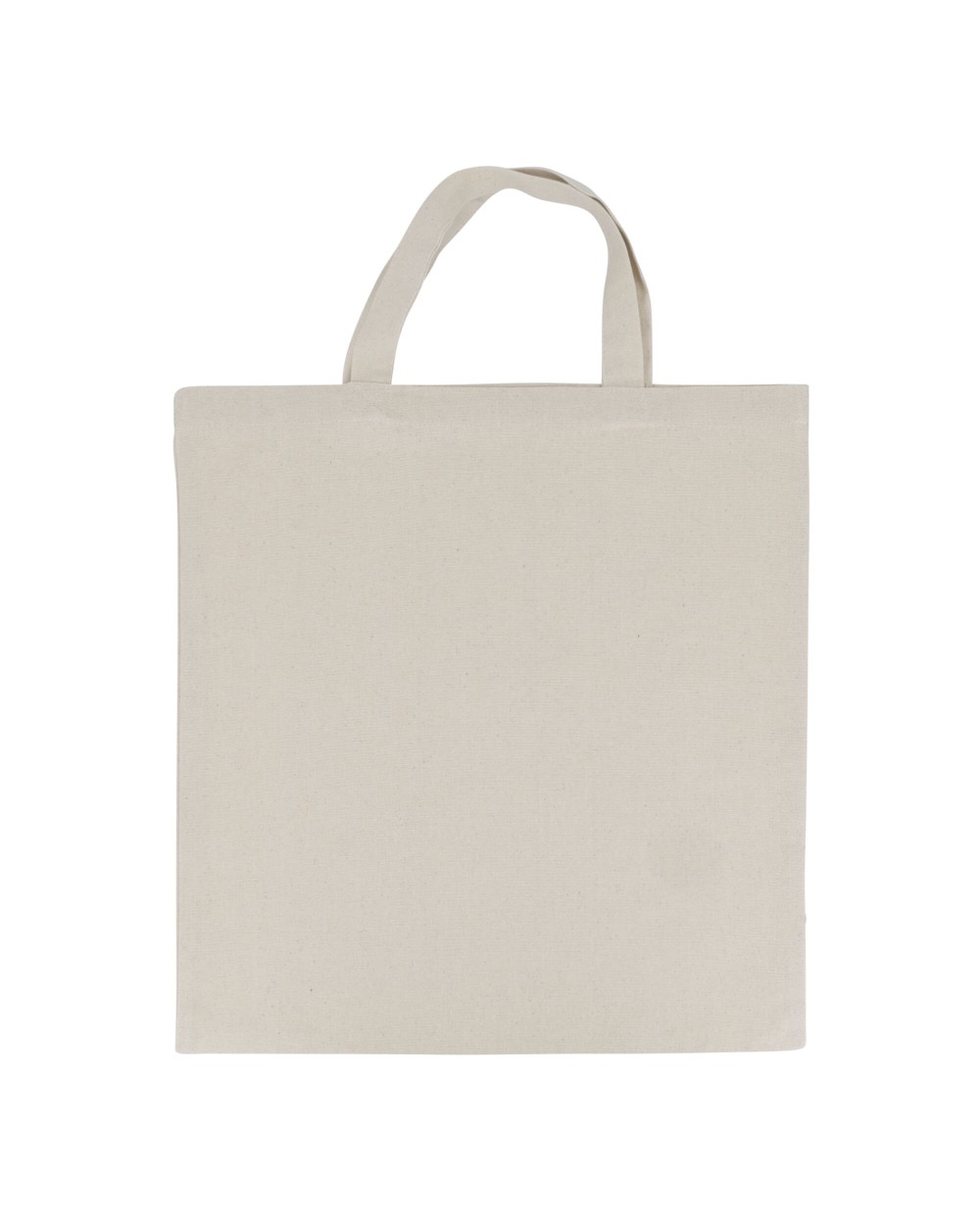 Tassen & Zakken 4DO Schoudertas katoen ecru OEKO-TEX® kort 220g/m² 38x42 cm voor bedrukking &amp; borduring