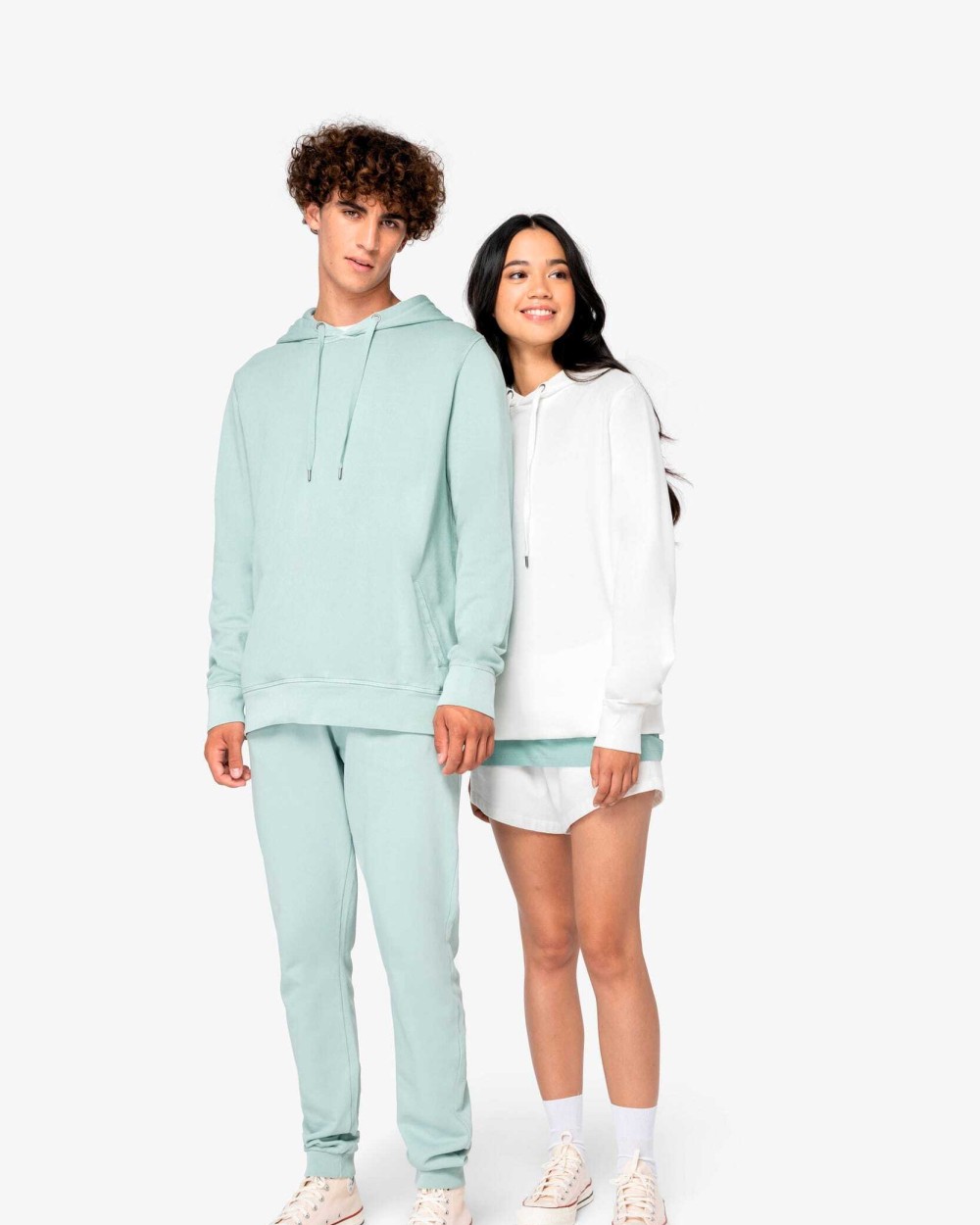 Sweaters & hoodies NATIVE SPIRIT Ecologische uniseks sweater met capuchon French Terry voor bedrukking &amp; borduring