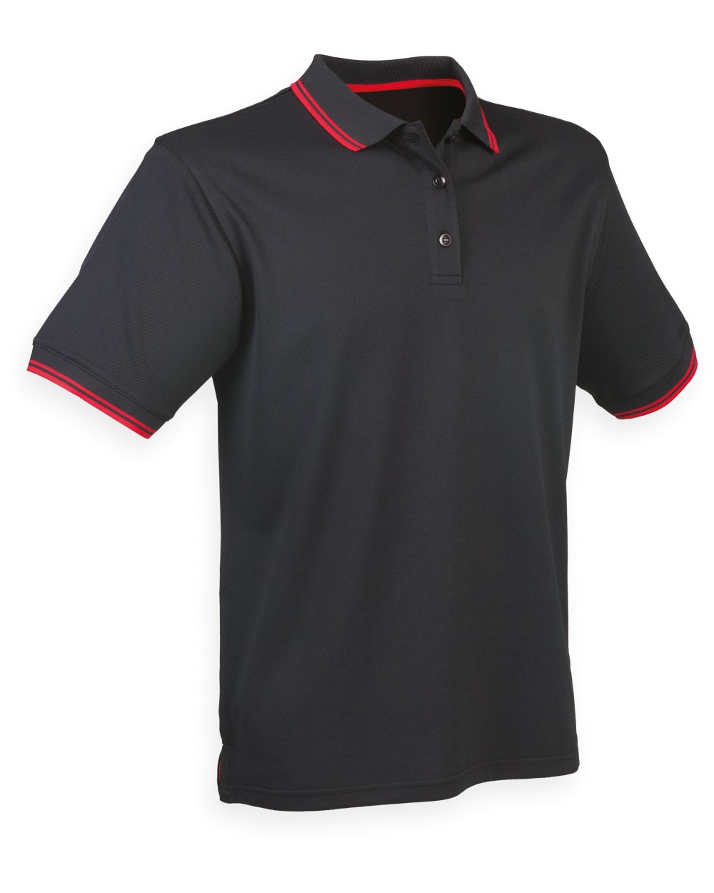 HENBURY Coolplus®  Kurzarm Poloshirt mit Schrägkragen Poloshirts personalisierbar