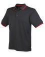 HENBURY Coolplus®  Kurzarm Poloshirt mit Schrägkragen Poloshirts personalisierbar