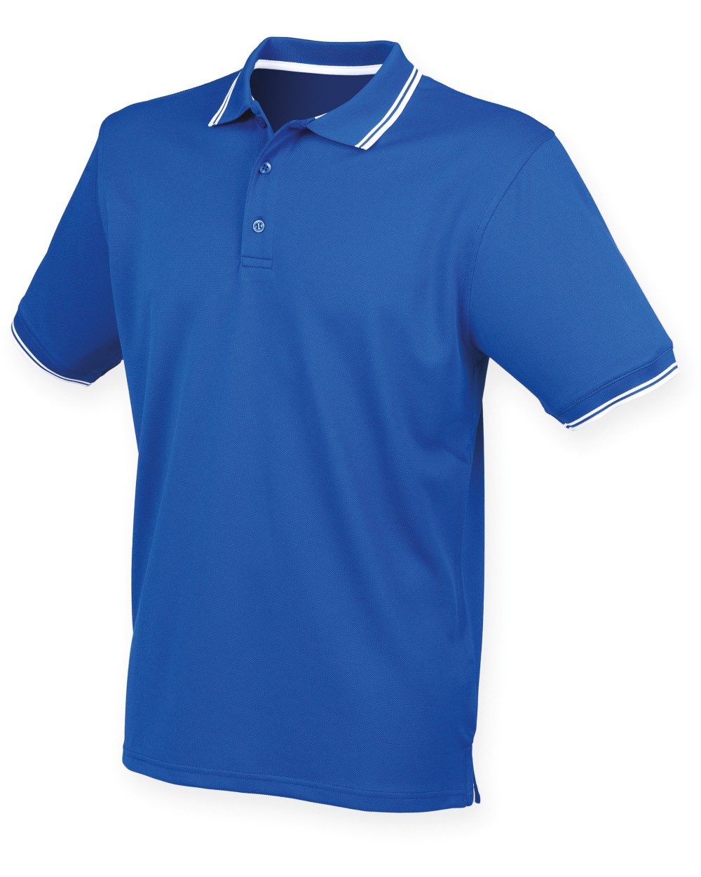 Polo's HENBURY Men's Coolplus® Tipped Polo Shirt voor bedrukking &amp; borduring