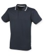 Polo's HENBURY Men's Coolplus® Tipped Polo Shirt voor bedrukking &amp; borduring