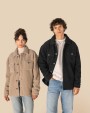Hemden SPASSO Uniseks sherpa-overshirt met afhangende schouders voor bedrukking &amp; borduring