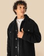Hemden SPASSO Uniseks sherpa-overshirt met afhangende schouders voor bedrukking &amp; borduring