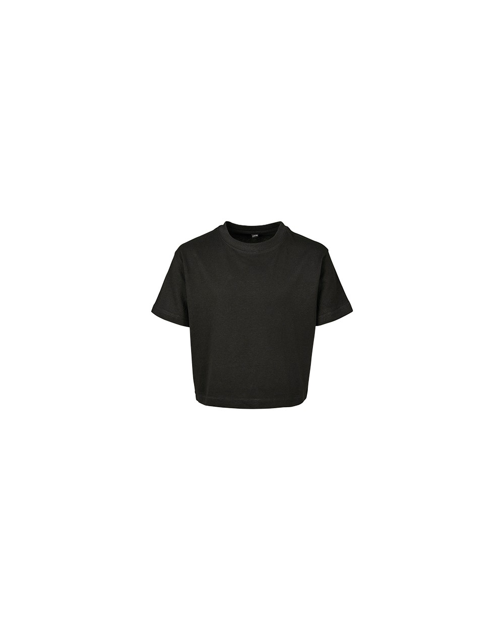 BUILD YOUR BRAND Girls Cropped Jersey Tee T-Shirts personalisierbar