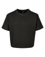 BUILD YOUR BRAND Girls Cropped Jersey Tee T-Shirts personalisierbar