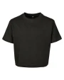 T-shirts BUILD YOUR BRAND Girls Cropped Jersey Tee voor bedrukking &amp; borduring
