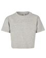 T-Shirts personnalisable BUILD YOUR BRAND Girls Cropped Jersey Tee