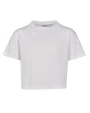 T-shirts BUILD YOUR BRAND Girls Cropped Jersey Tee voor bedrukking &amp; borduring