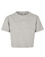 T-Shirts personnalisable BUILD YOUR BRAND Girls Cropped Jersey Tee