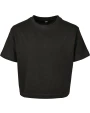 T-Shirts personnalisable BUILD YOUR BRAND Girls Cropped Jersey Tee