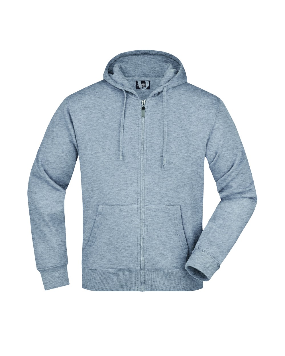 Sweaters & hoodies JAMES & NICHOLSON Men's Hooded Jacket voor bedrukking &amp; borduring